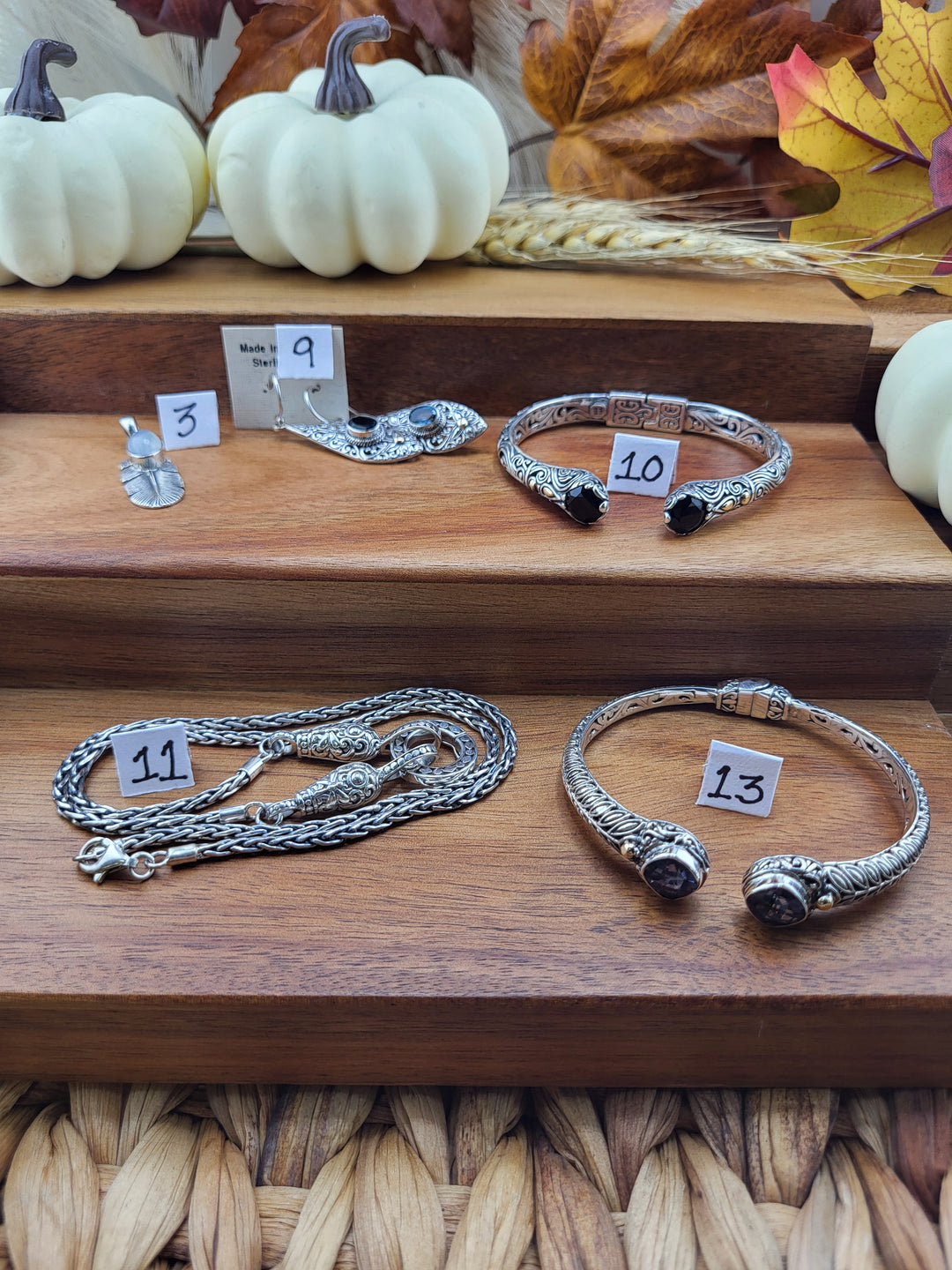 RESERVED FOR:  Cash Cow Side Hustler -10/27/2024 - 13 Sterling Silver Items