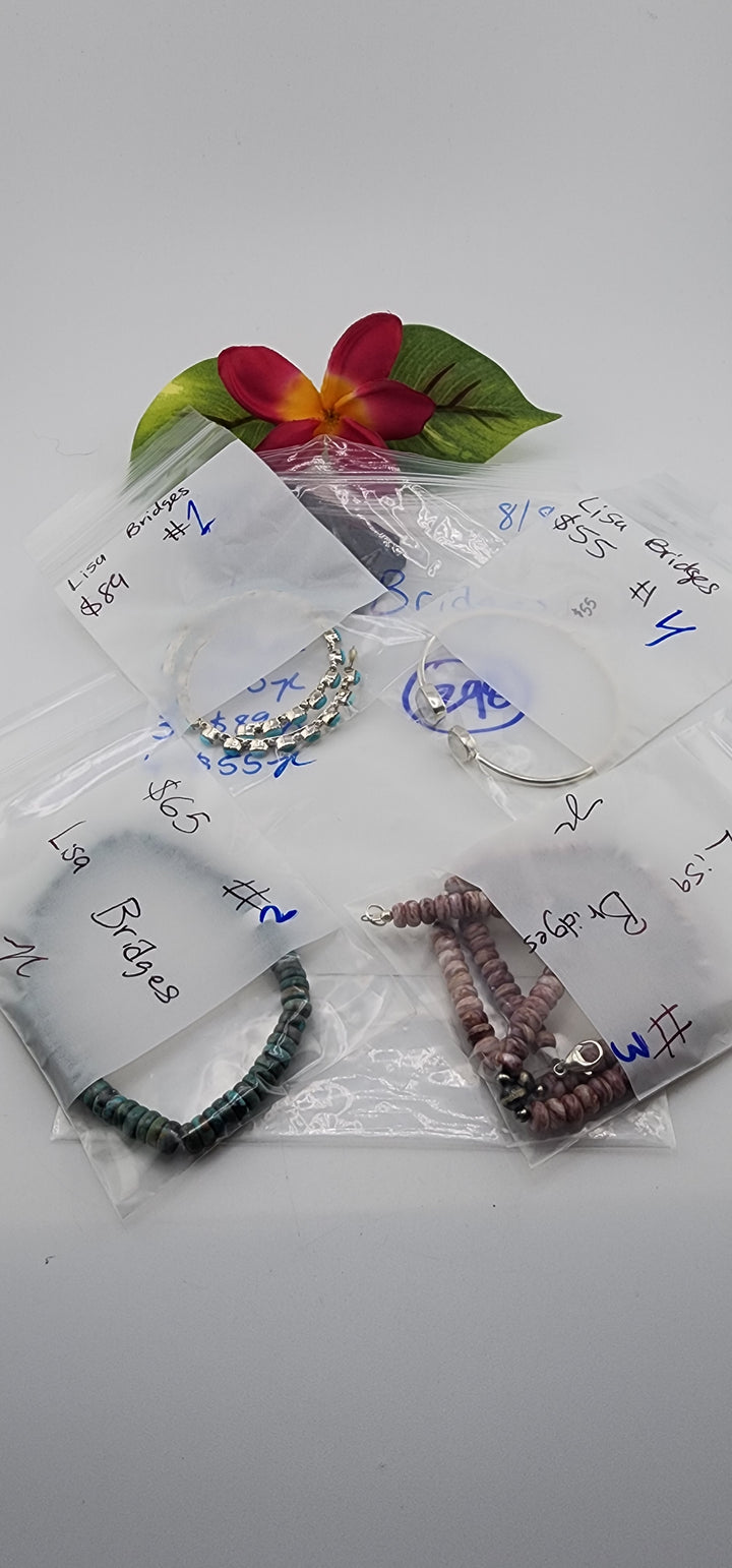 PM SHOW 48HR - RESERVED FOR: Lisa Bridges  - 8/7/2025 FL tiktok Live Show - 4 Sterling Silver Items