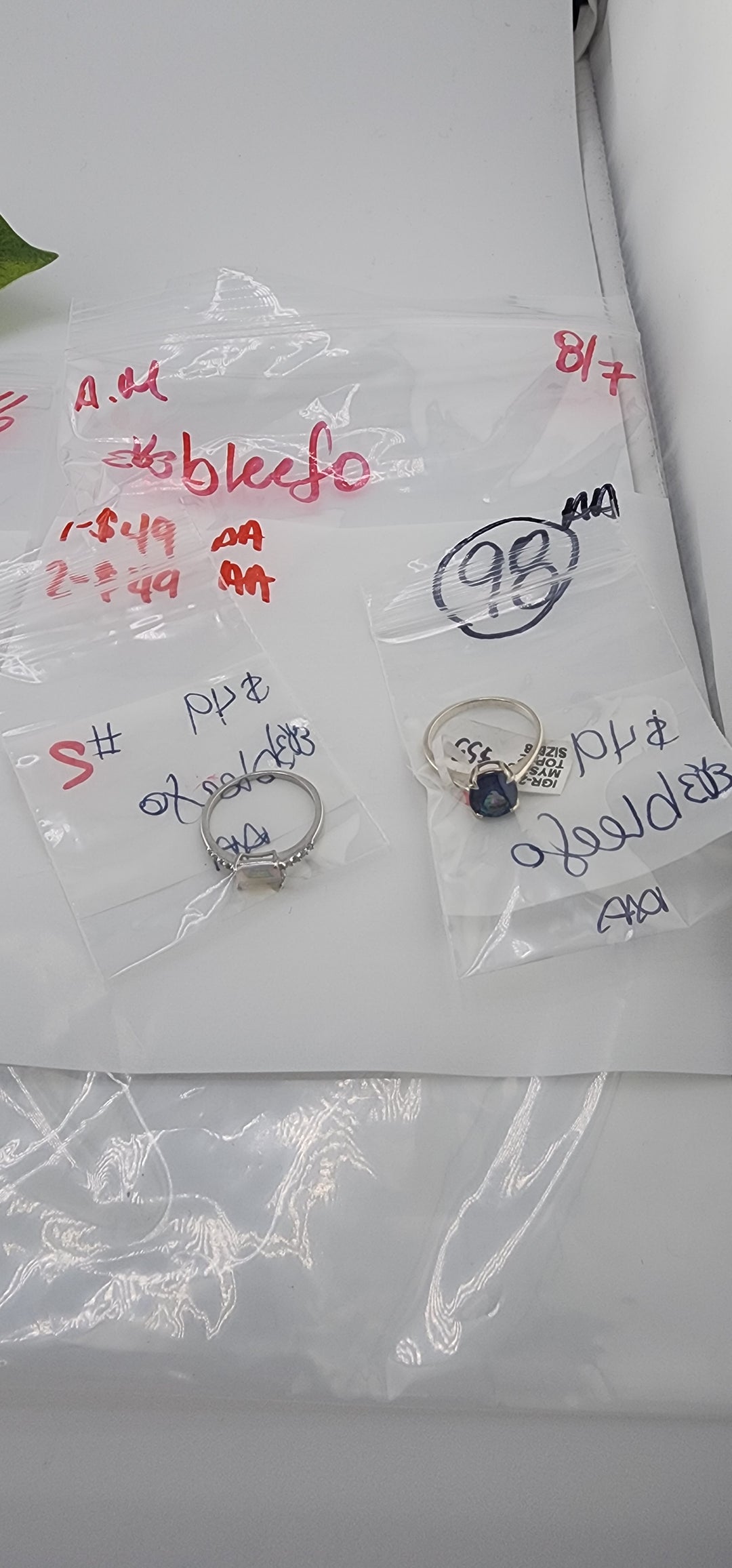 AM SHOW 48HR - RESERVED FOR: 🦋bleefo - 8/7/2025 FL tiktok Live Show - 2 Sterling Silver Items