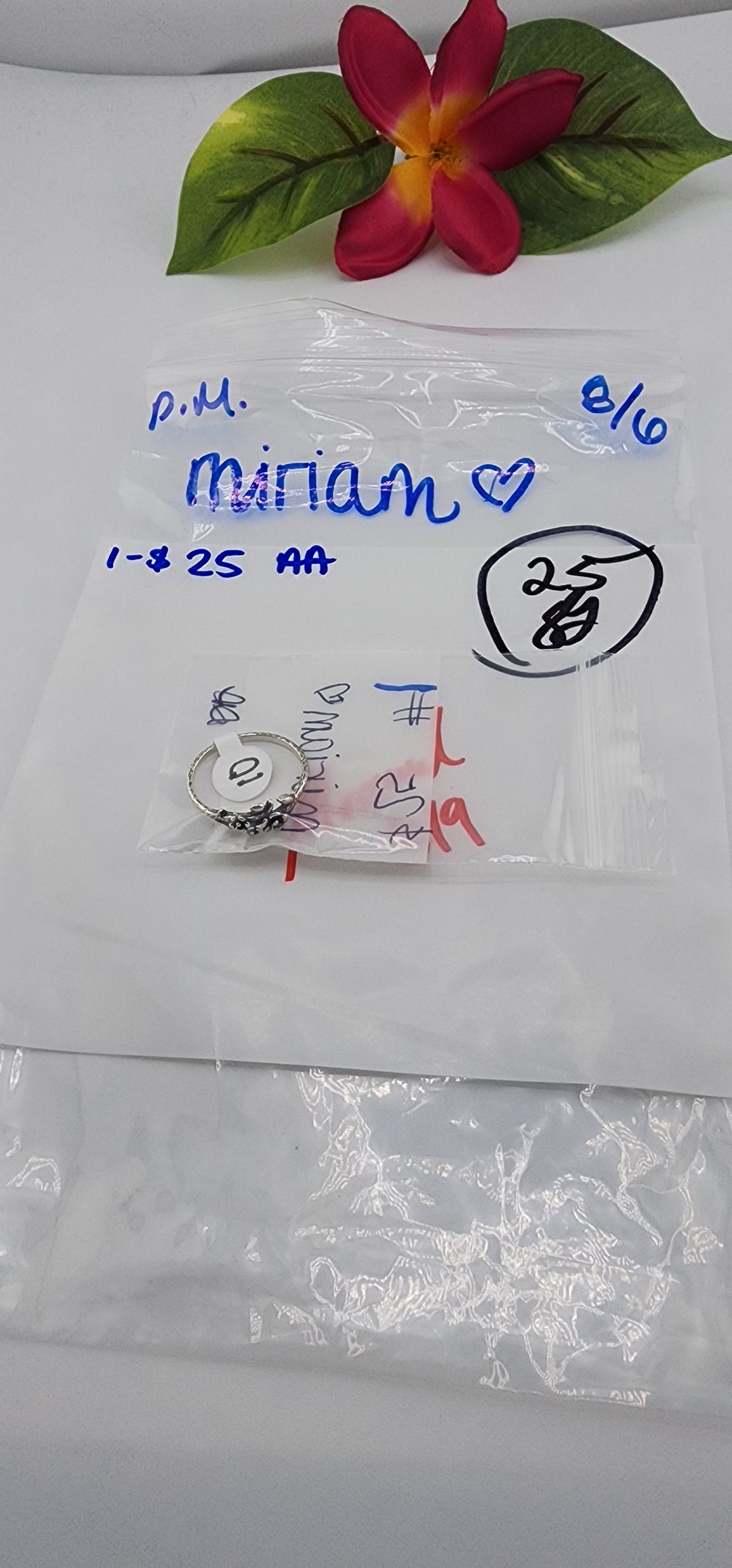 PM SHOW 48HR - RESERVED FOR: miriam ❤️ - 8/6/2025 FL tiktok Live Show - 1 Sterling Silver Items
