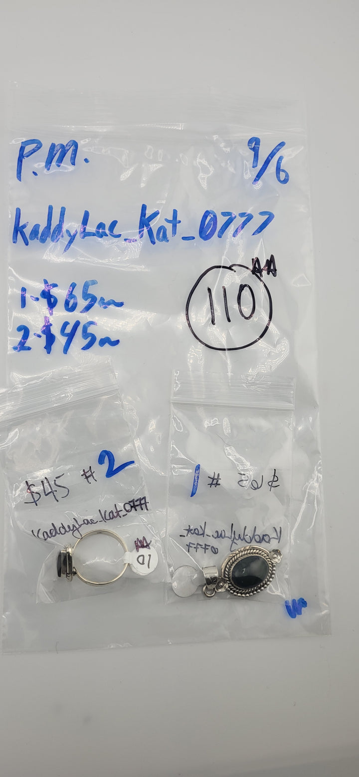 PM SHOW 48HR - RESERVED FOR: kaddylac_kat_0777 - 9/6/2025 FL tiktok Live Show - 2 Sterling Silver Items