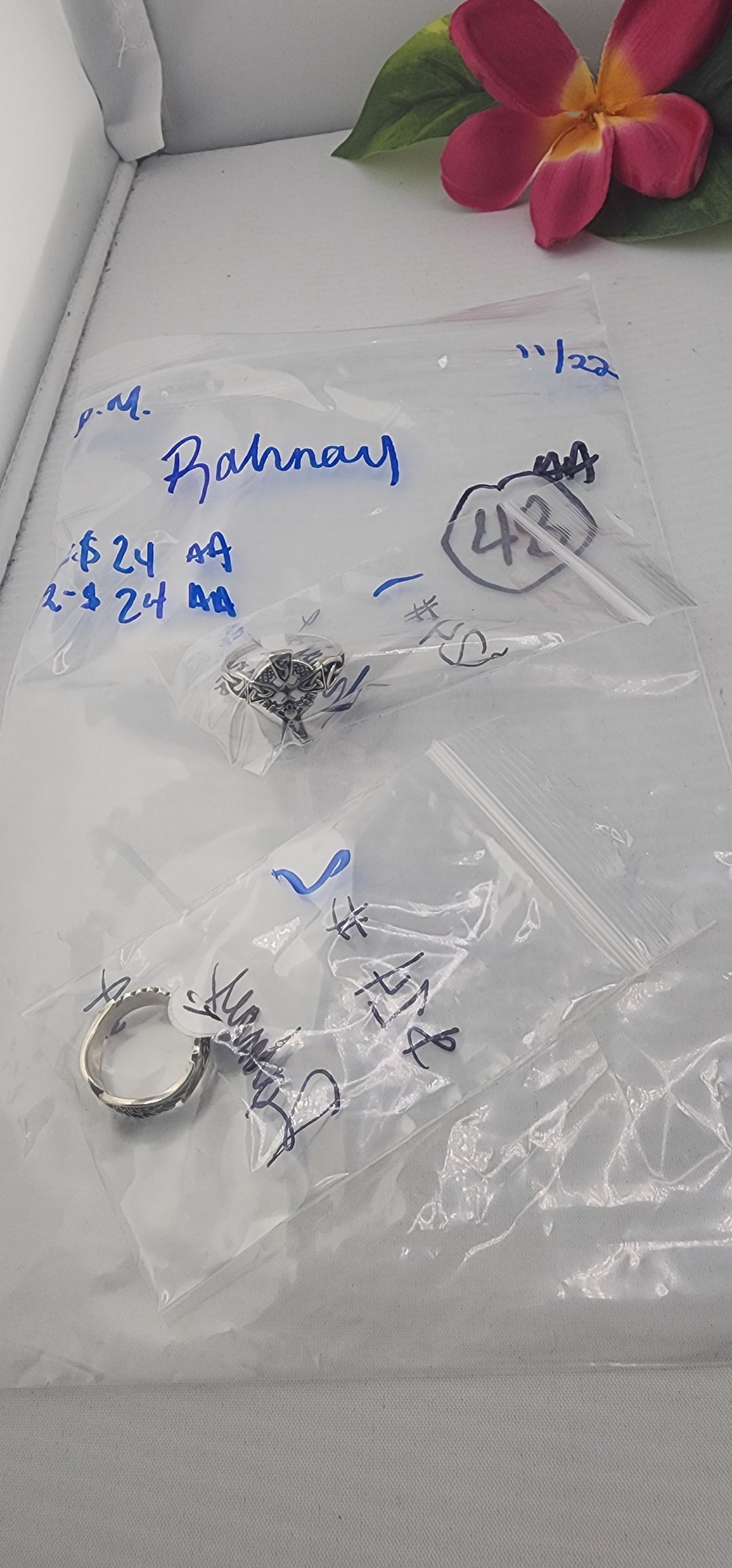 PM SHOW 48HR - RESERVED FOR: Rahnay - 11/22/2025 tiktok Live Show - 2 Sterling Silver Items
