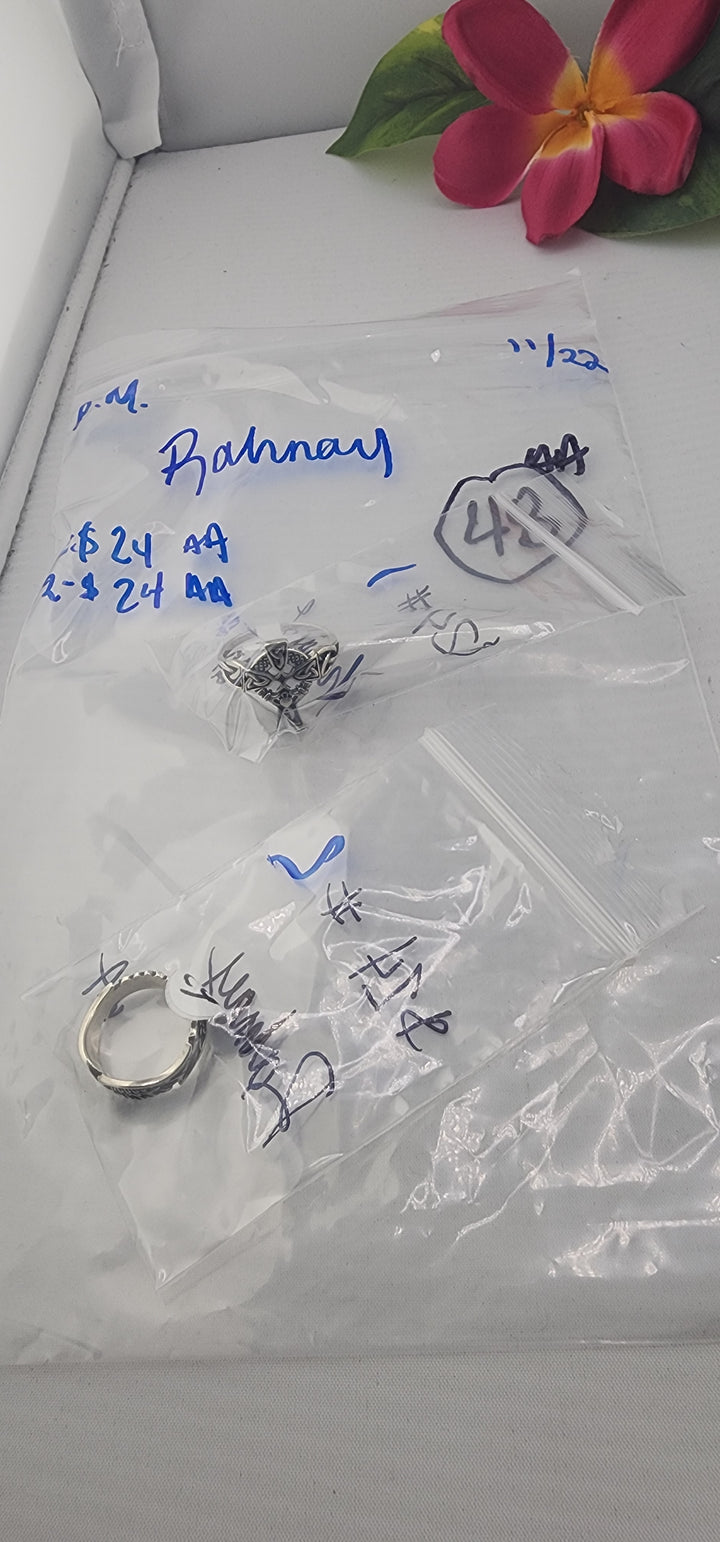 PM SHOW 48HR - RESERVED FOR: Rahnay - 11/22/2025 tiktok Live Show - 2 Sterling Silver Items
