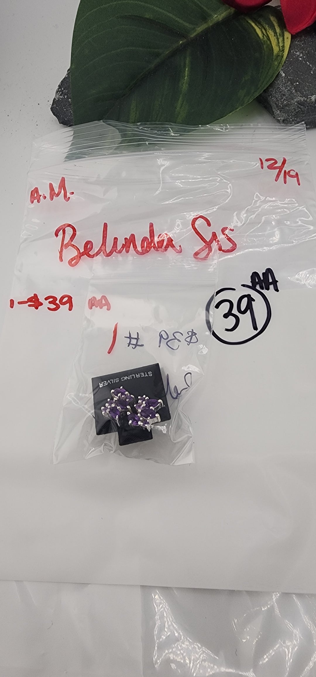 AM SHOW 48HR RESERVED FOR: Belinda Sis - 12/19/2025 FL tiktok Live Show - 1 Sterling Silver Items