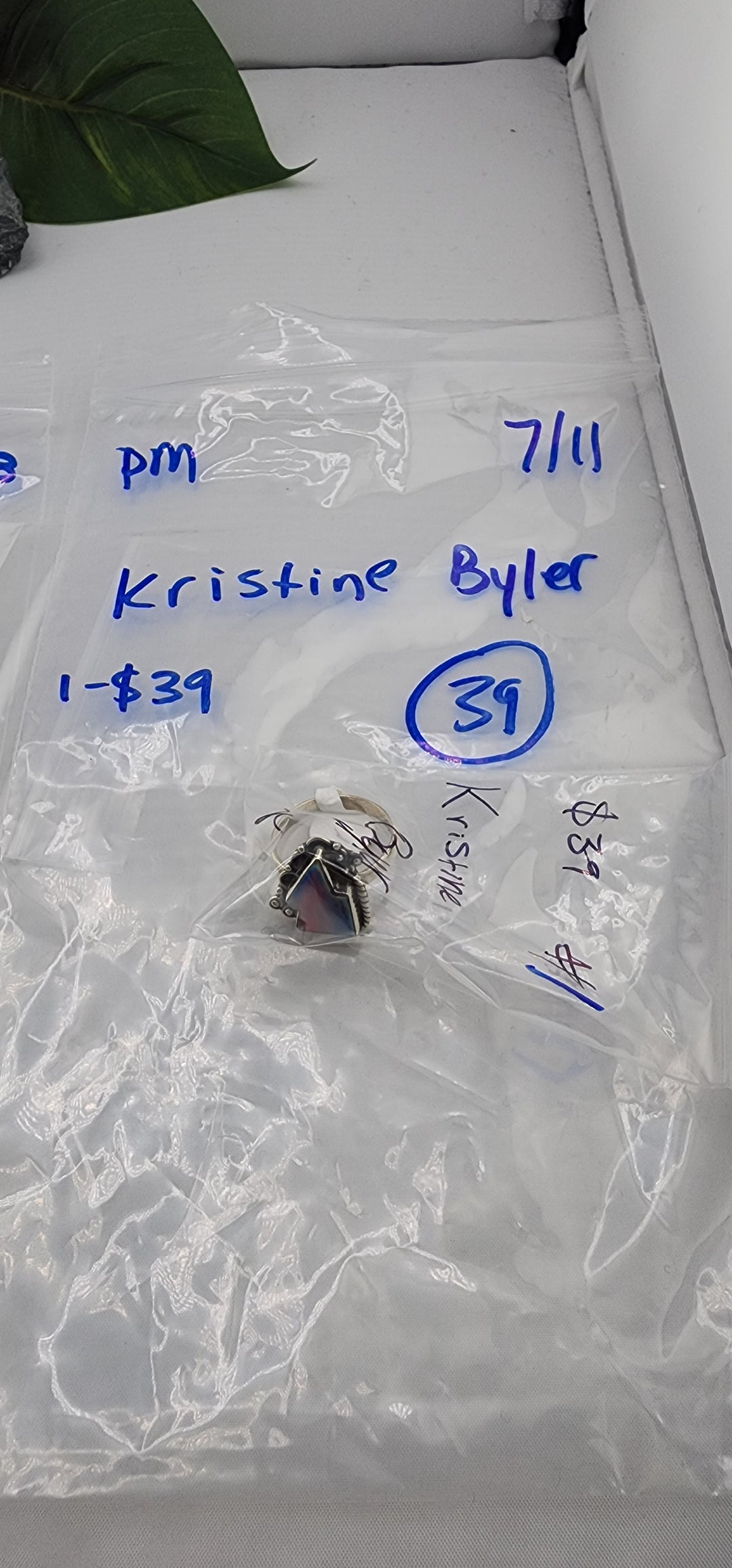 PM SHOW 48HR - RESERVED FOR: Kristine Byler - 7/11/2025 FL tiktok Live Show - 1 Sterling Silver Items