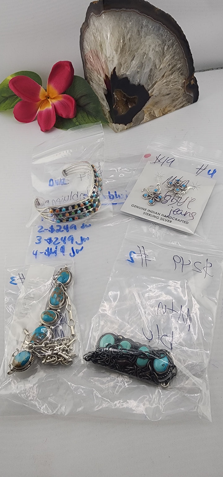 BF PM SHOW 48HR - RESERVED FOR: Mtnblujeans- 11/28/2025 tiktok Live Show -4 Sterling Silver Item