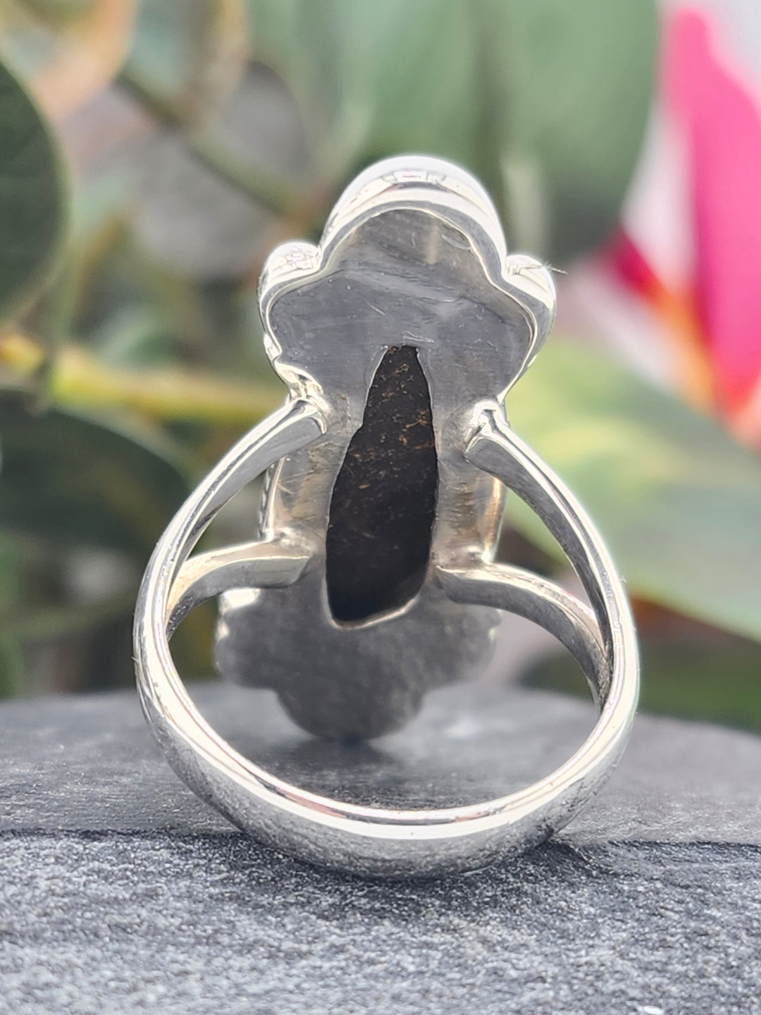 Australian Opal Doublet and 925 Sterling Silver Ring - Size 6