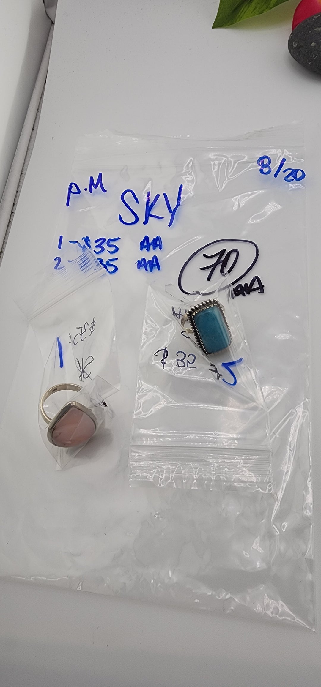 PM SHOW 48HR - RESERVED FOR: SKY - 8/20/2025 FL tiktok Live Show - 2 Sterling Silver Items