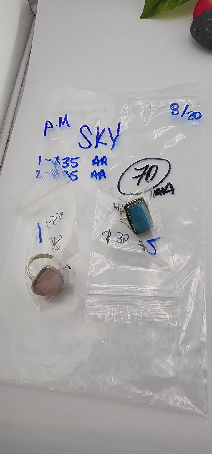 PM SHOW 48HR - RESERVED FOR: SKY - 8/20/2025 FL tiktok Live Show - 2 Sterling Silver Items