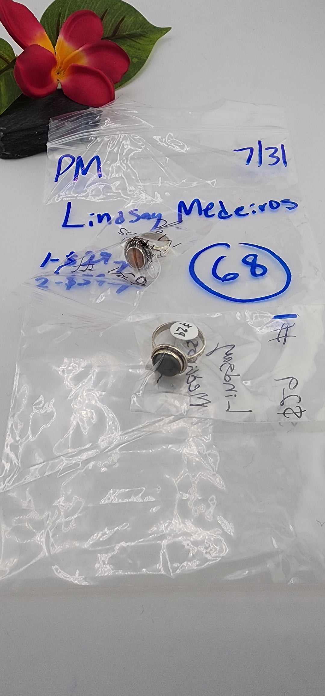PM SHOW 48HR - RESERVED FOR:  Lindsay Medeiros  - 7/31/2025 FL tiktok Live Show - 2  Sterling Silver Items