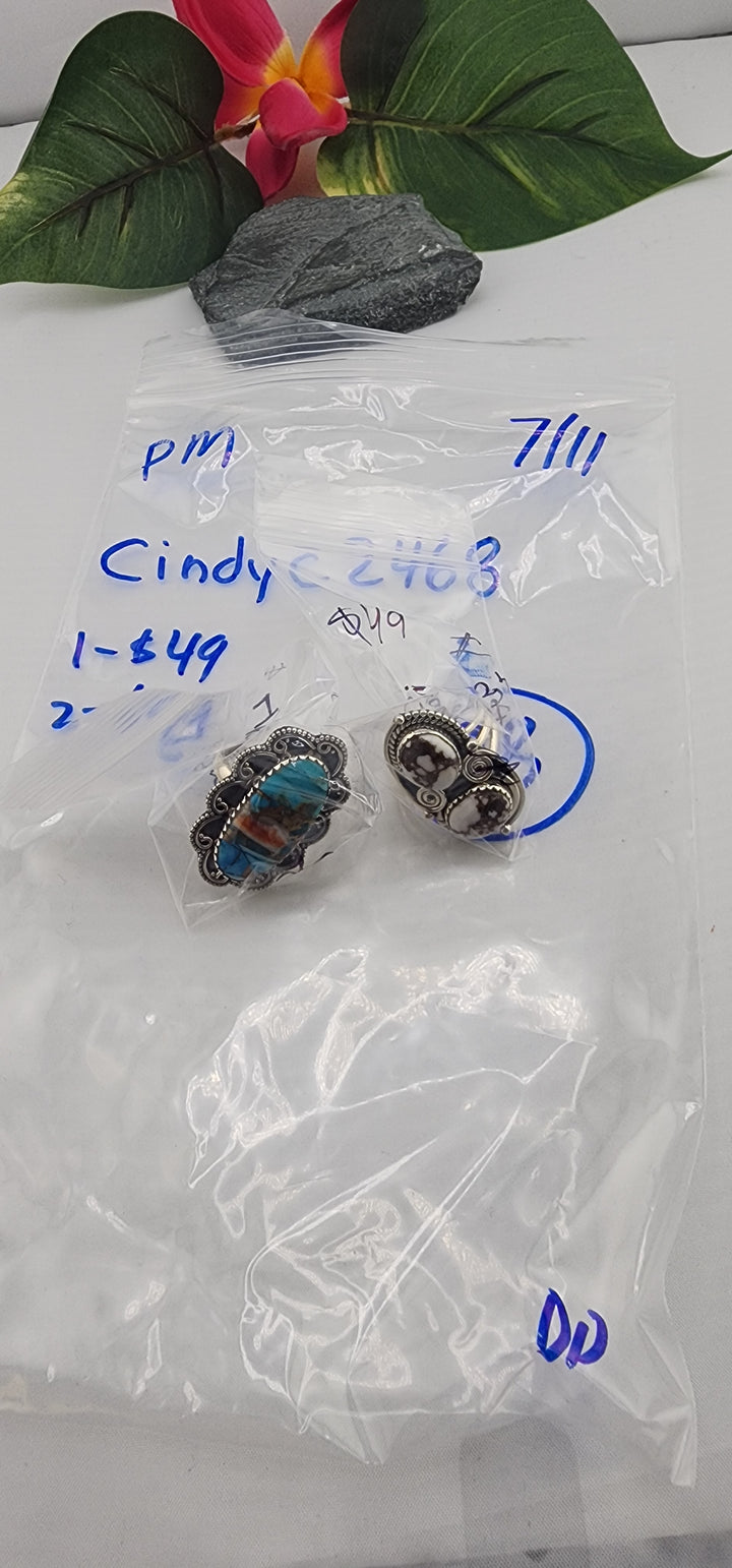 PM SHOW 48HR - RESERVED FOR: cindyc2468 - 7/11/2025 FL tiktok Live Show - 2 Sterling Silver Items