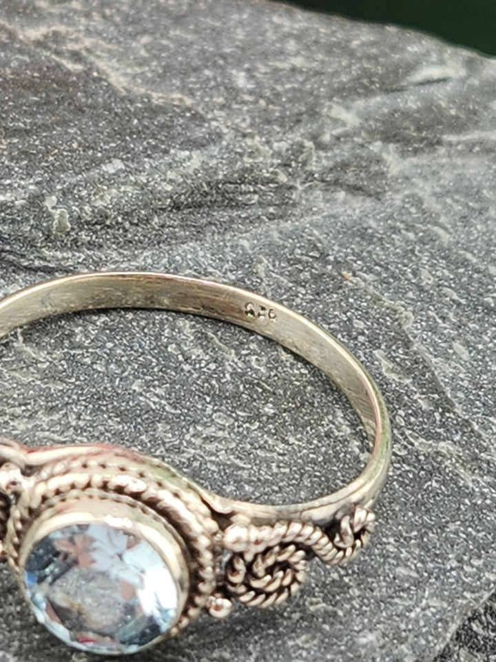 Topaz Ring Size 7.25