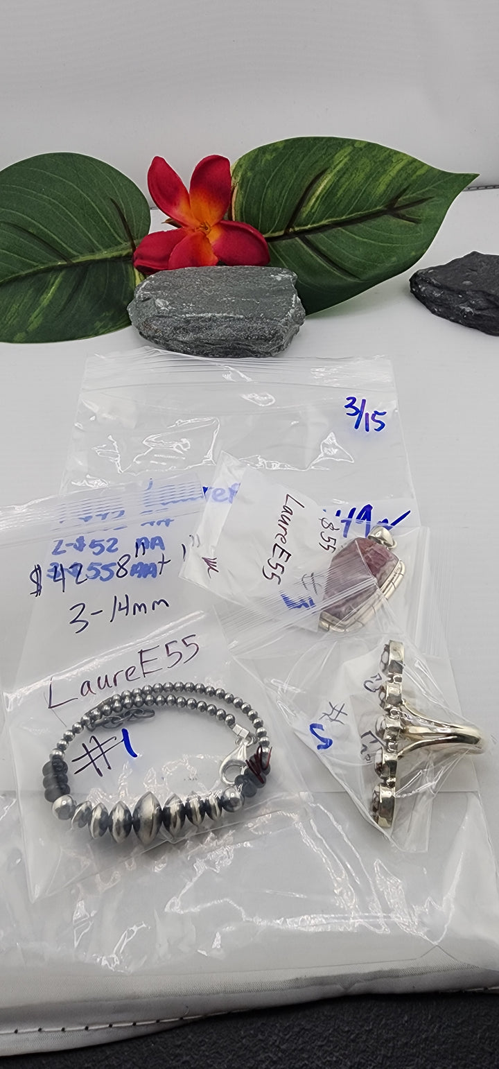 RESERVED FOR: LaureE55 - 3/15/2025 Live Show - 3 Sterling Silver Items
