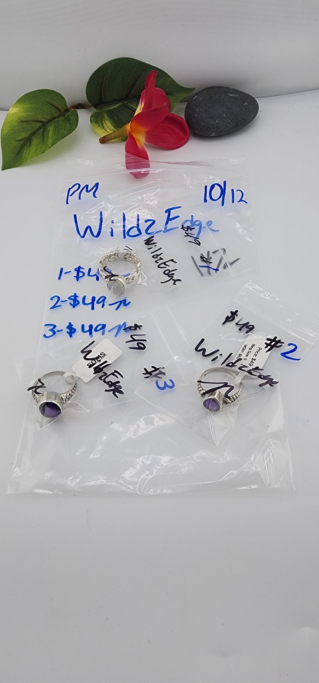 PM SHOW 48HR - RESERVED FOR: WildzEdge - 10/12/2025 FL tiktok Live Show - 3 Sterling Silver Items