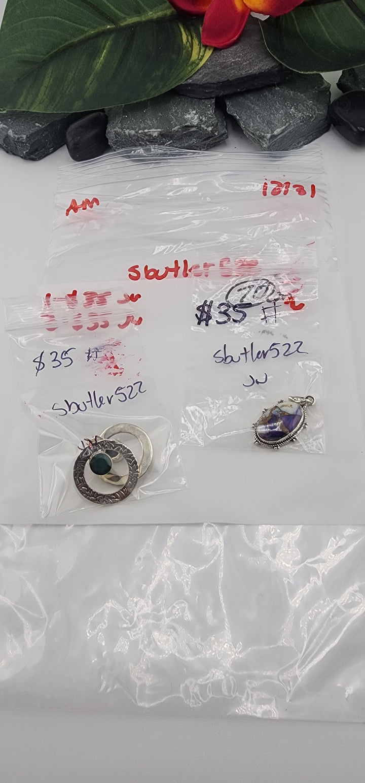 AM SHOW 48HR RESERVED FOR:  sbutler522- 12/31/2025 FL tiktok Live Show -2 Sterling Silver Items