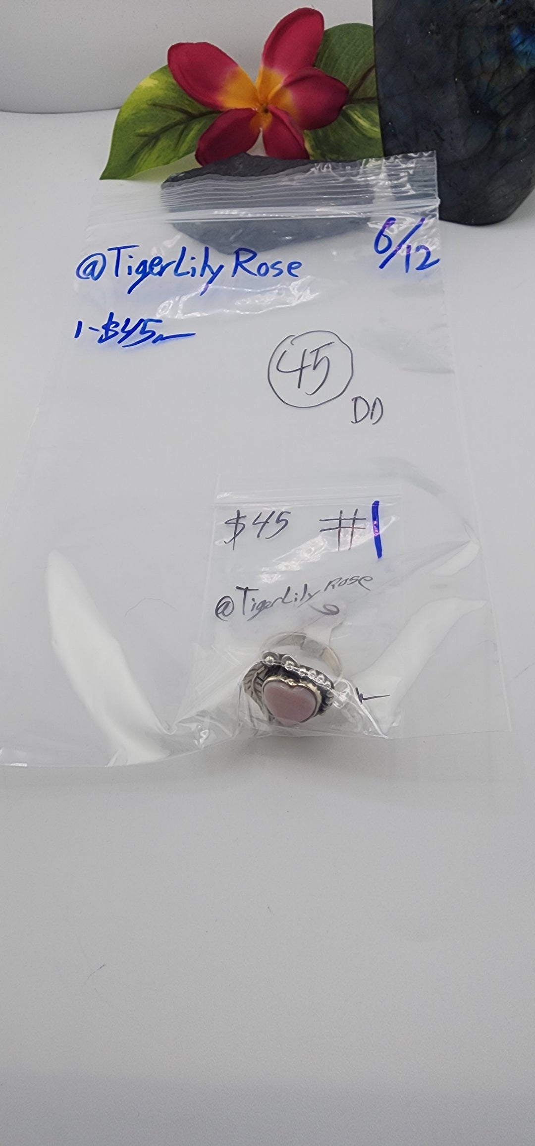 RESERVED FOR: Tiger Lily Rose - 6/12/2025 tiktok Reservation Live Show - 1 Sterling Silver Items