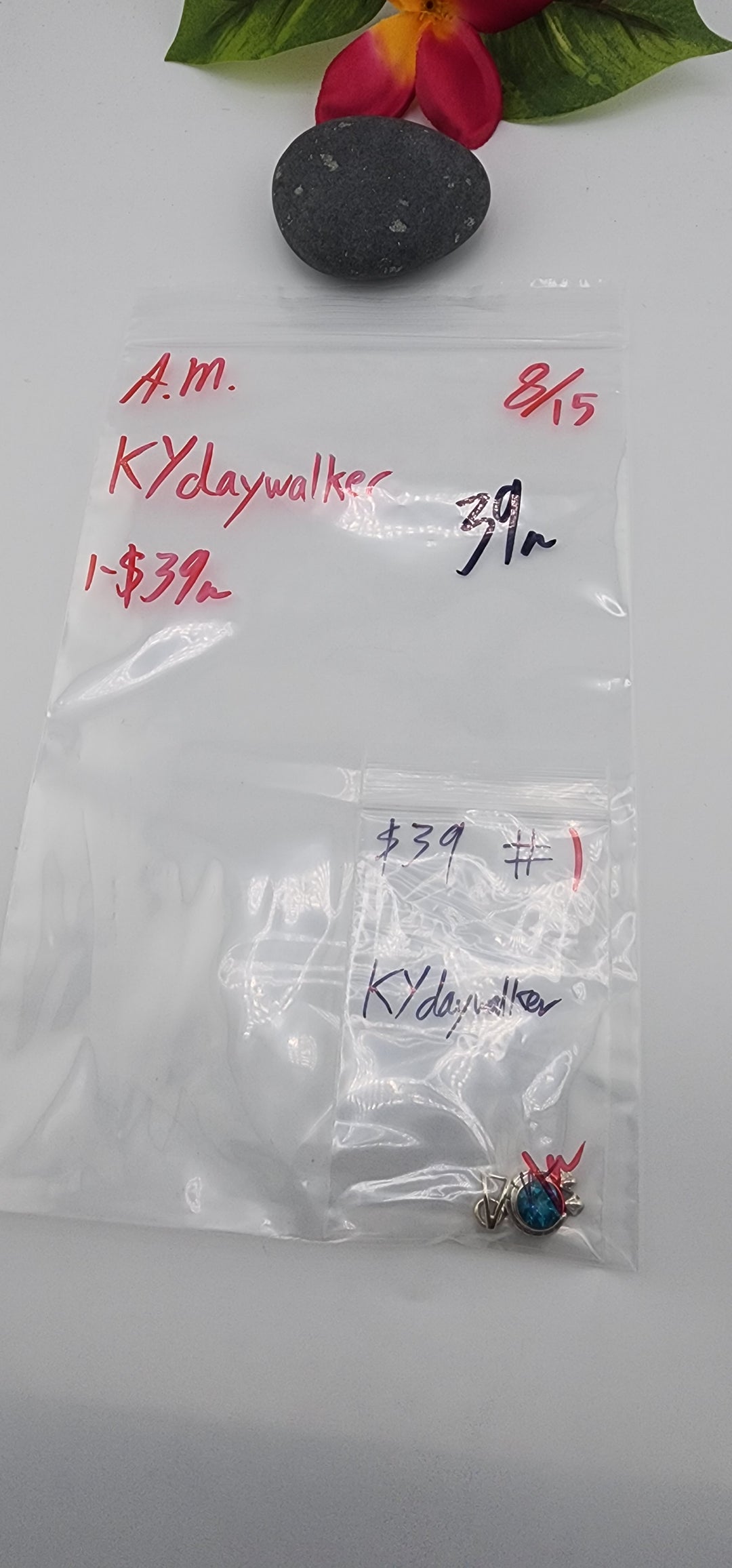 AM SHOW 48HR - RESERVED FOR: KYdaywalker - 8/15/2025 FL tiktok Live Show - 1 Sterling Silver Items