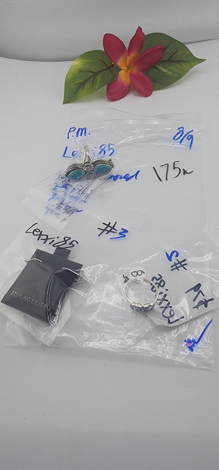 PM SHOW 48HR - RESERVED FOR: Lexxi85  - 8/9/2025 FL tiktok Live Show - 3 Sterling Silver Items