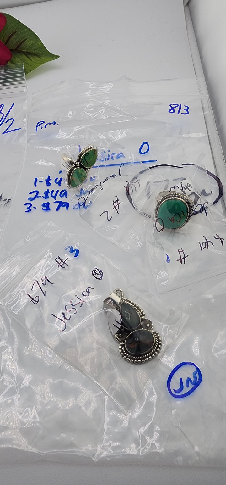PM SHOW 48HR - RESERVED FOR: Jessica O  - 8/3/2025 FL tiktok Live Show - 3 Sterling Silver Items