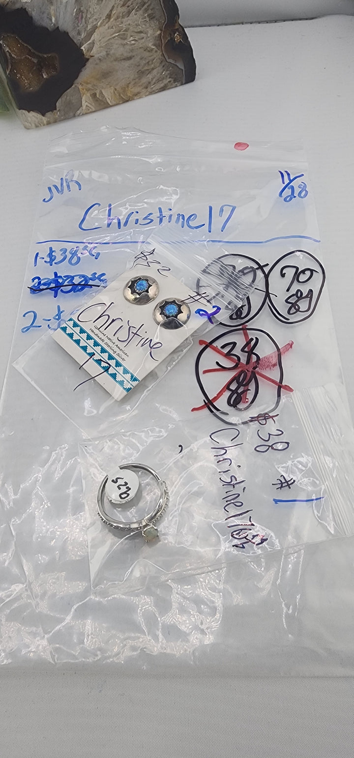 BF PM SHOW 48HR - RESERVED FOR: Christine17 - 11/28/2025 tiktok Live Show - 2 Sterling Silver Items