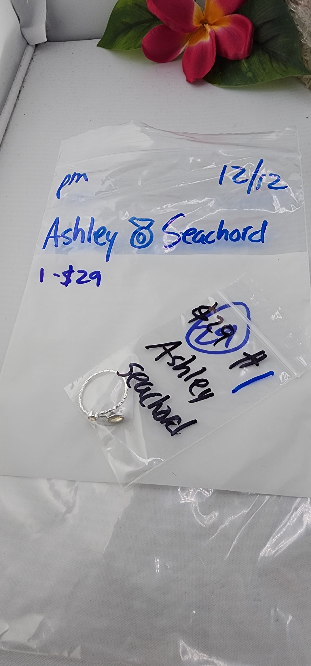 PM SHOW 48HR - RESERVED FOR: Ashley💍Seachord - 12/13/2025 tiktok Live Show - 1 Sterling Silver Items