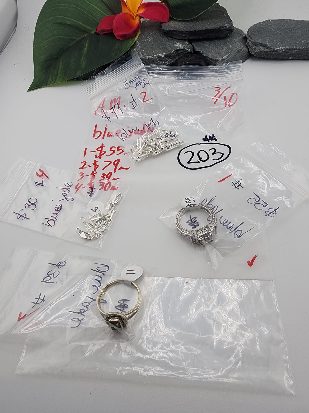 blue jade - 3/10/26 - 4 925 Sterling Silver Items