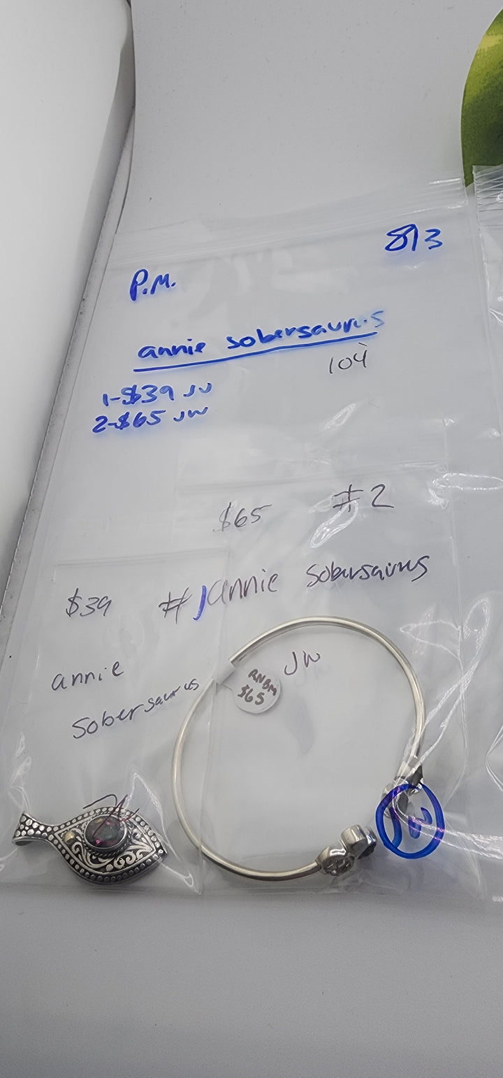 PM SHOW 48HR - RESERVED FOR:   annie sobersaurus- 8/3/2025 FL tiktok Live Show -2  Sterling Silver Items
