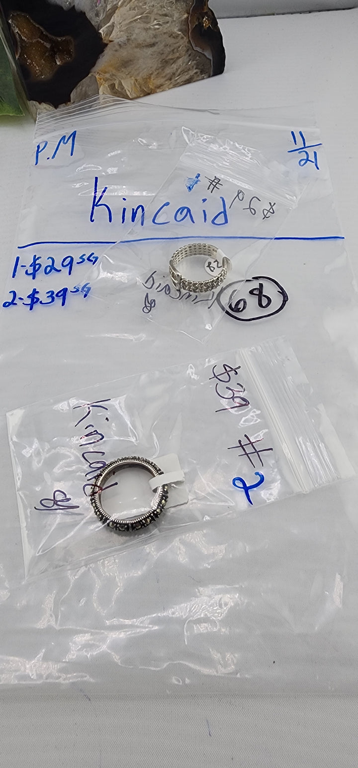 PM SHOW 48HR - RESERVED FOR: Kincaid - 11/21/2025 tiktok Live Show - 2 Sterling Silver Items