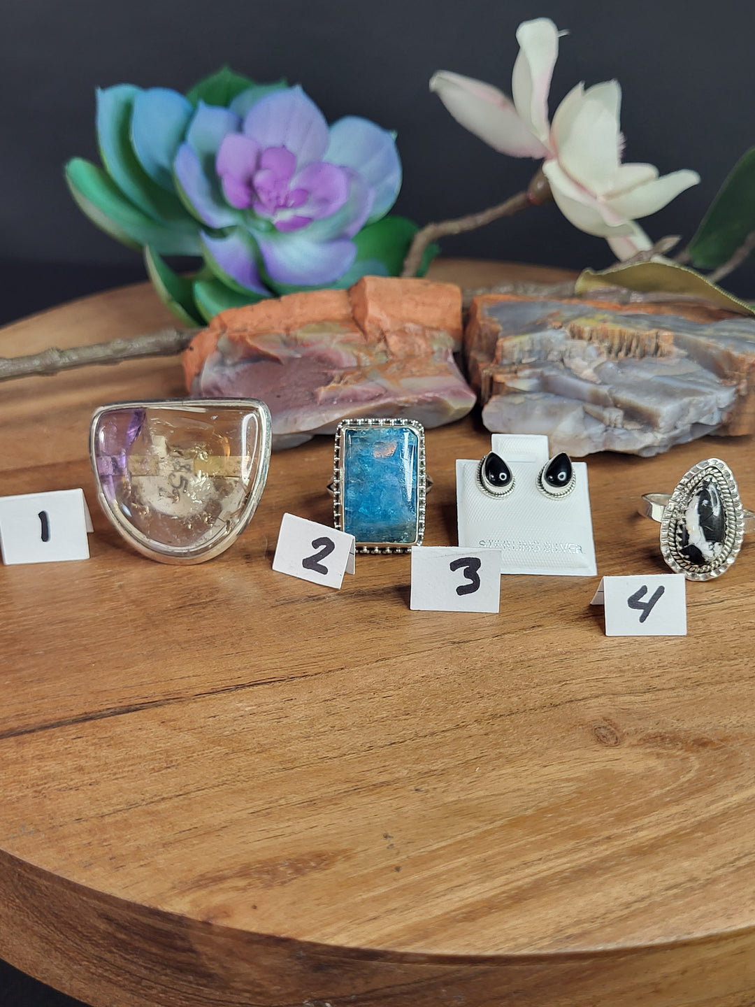 RESERVED FOR: LaureE55-7/5/24- 4 Sterling Silver Items