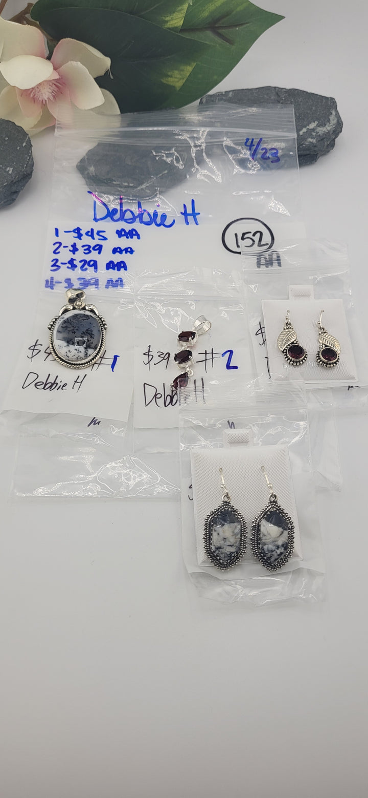 RESERVED FOR: Debbie H - 4/23/2025 tiktok Live Show - 4 Sterling Silver Items