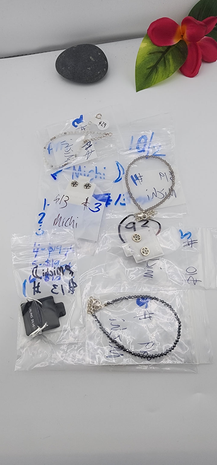 PM SHOW 48HR - RESERVED FOR: 🗝️Michi🌙 - 10/2/2025 FL tiktok Live Show - 6 Sterling Silver Items