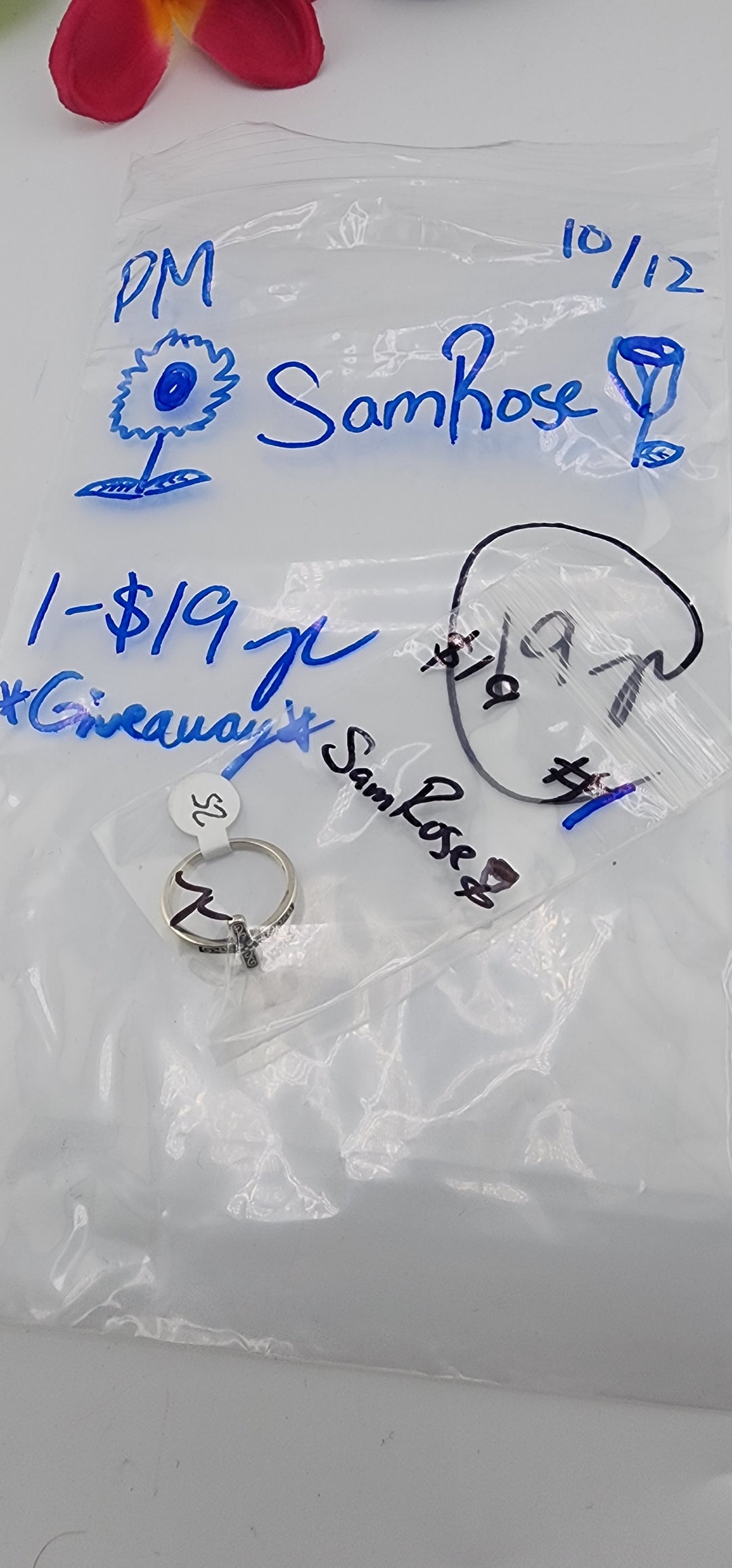 PM SHOW 48HR - RESERVED FOR: 🌻SamRose🌹 - 10/12/2025 FL tiktok Live Show - 2 Sterling Silver Items