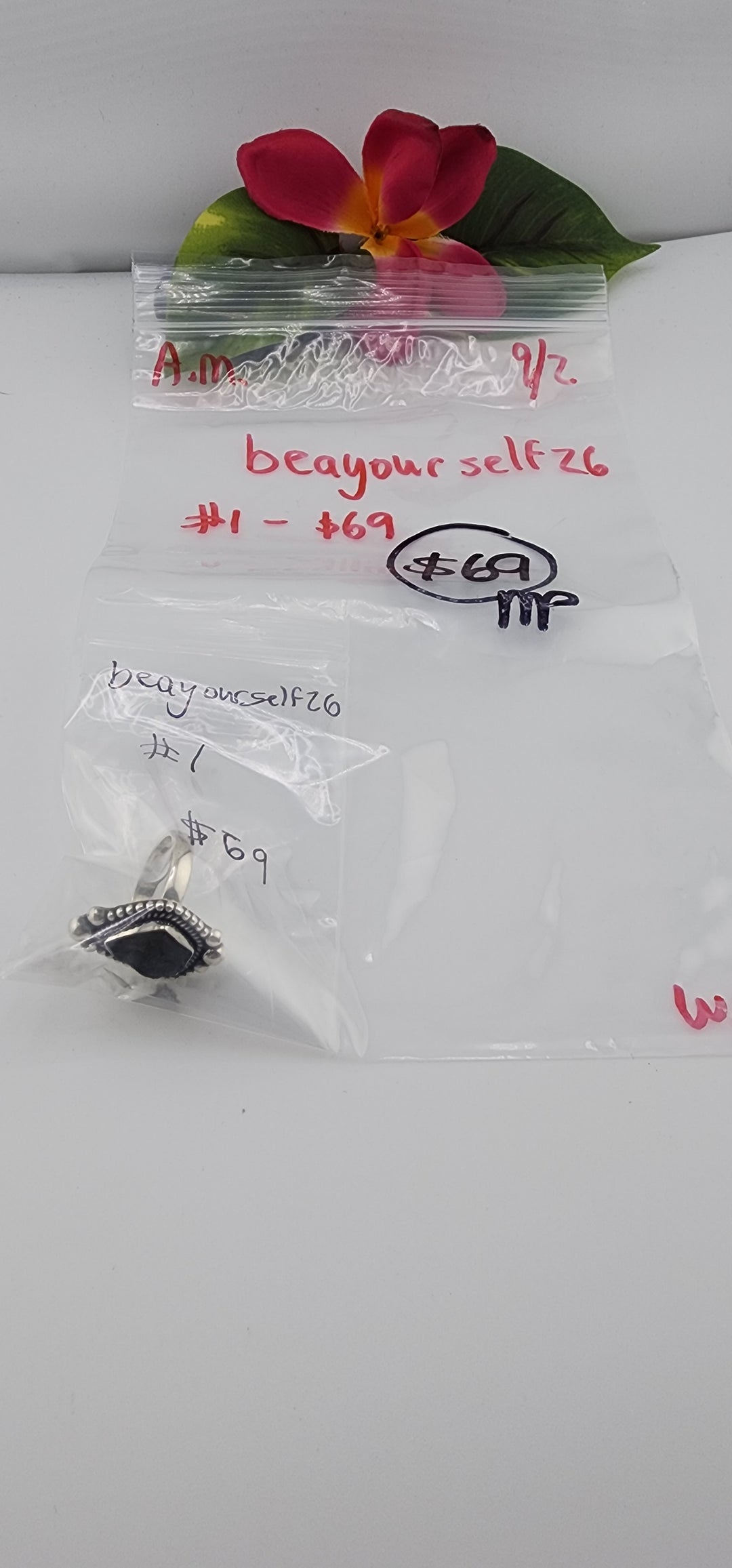 AM SHOW 48HR - RESERVED FOR: beayourselfz6  - 9/2/2025 FL tiktok Live Show - 1 Sterling Silver Items