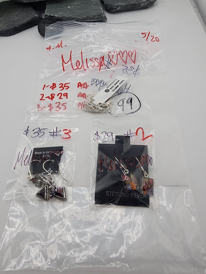 Melissa 🖤🖤🖤 - 5/20/26 -  3 925 Sterling Silver Items