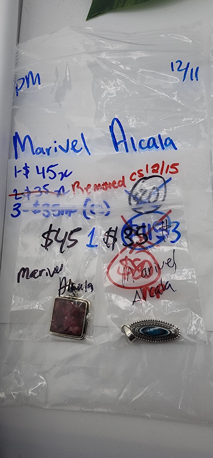 PM SHOW 48HR - RESERVED FOR: Marivel Alcala - 12/11/2025 tiktok Live Show - 2 Sterling Silver Items
