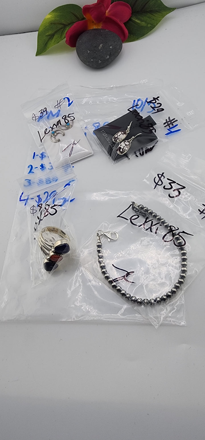 PM SHOW 48HR - RESERVED FOR: Lexxi85 - 10/5/2025 FL tiktok Live Show - 4 Sterling Silver Items