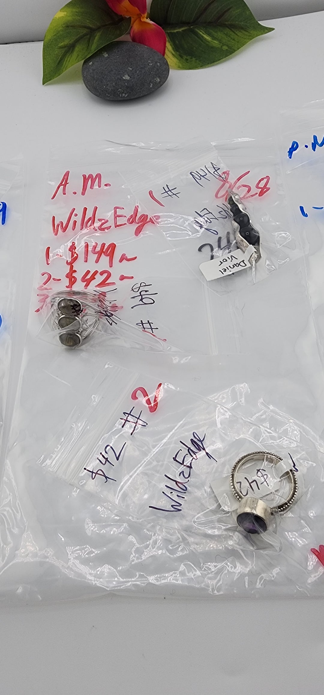 AM SHOW 48HR - RESERVED FOR: WildzEdge - 8/28/2025 FL tiktok Live Show - 3 Sterling Silver Items