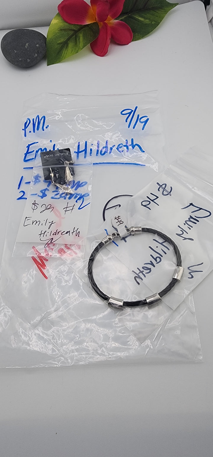 PM SHOW 48HR - RESERVED FOR: Emily Hildreth - 9/19/2025 FL tiktok Live Show - 2 Sterling Silver Items