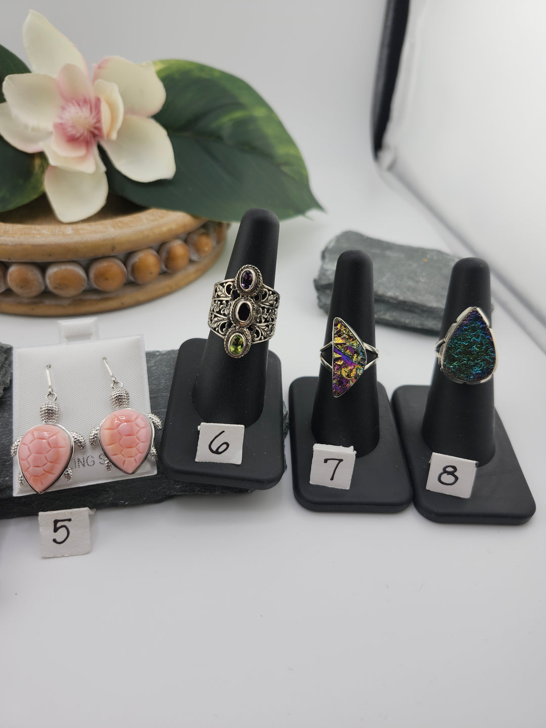 RESERVED FOR:   Mazy J -12/05/2024 - 8 Sterling Silver Items