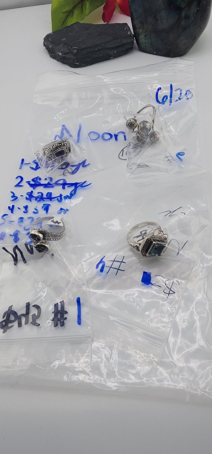 48HR - RESERVED FOR: Noon - 6/20/2025 FL tiktok Live Show -4  Sterling Silver Items