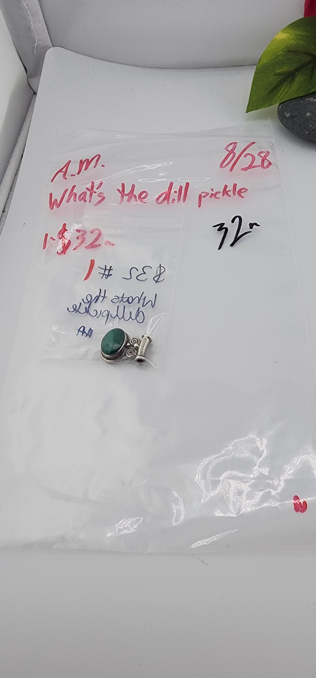 AM SHOW 48HR - RESERVED FOR: whats the dill pickle - 8/28/2025 FL tiktok Live Show - 1 Sterling Silver Items