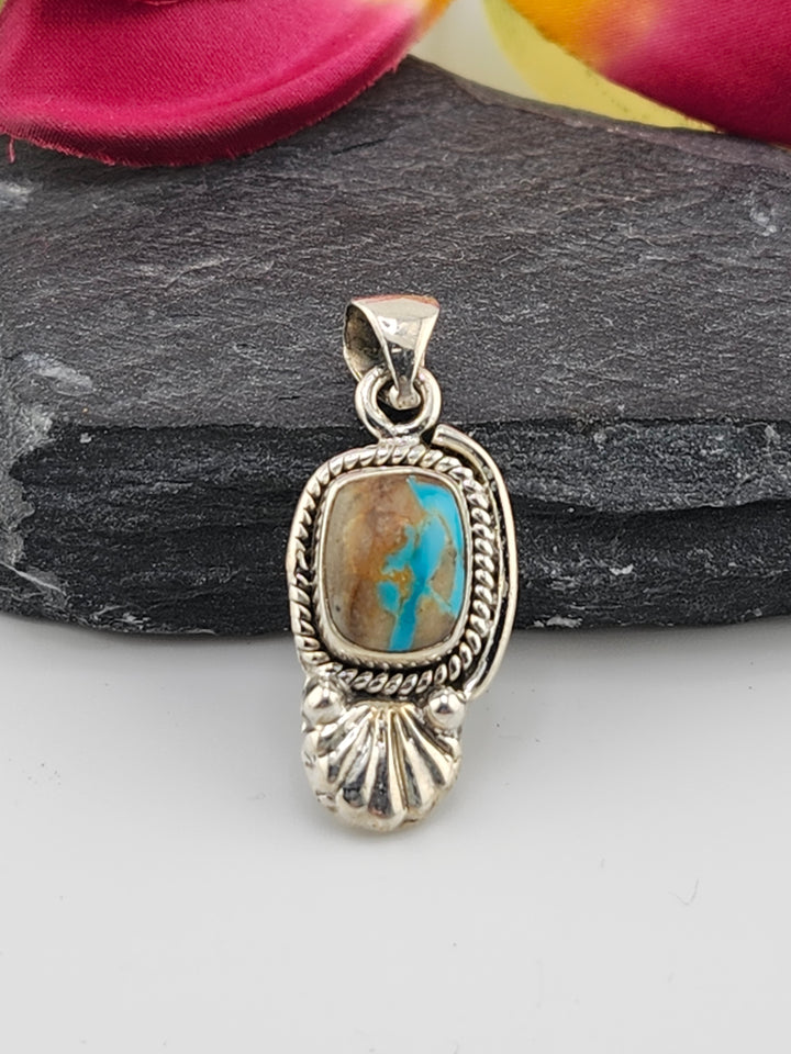Royston Ribbon Turquoise Pendant