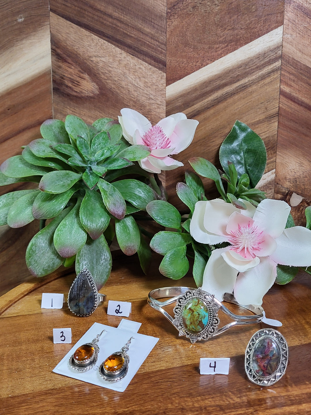 RESERVED FOR: Bonnie Crockett Scha 8/10/24- 4 Sterling Silver Items