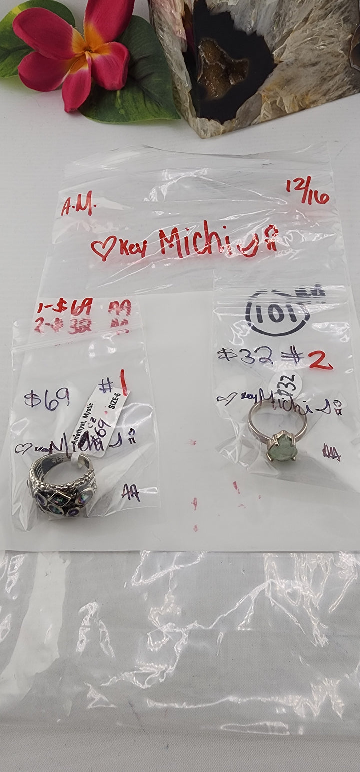 AM SHOW 48HR RESERVED FOR: 🖤🗝️Michi🌙🕯️ - 12/16/2025 FL tiktok Live Show - 2 Sterling Silver Items