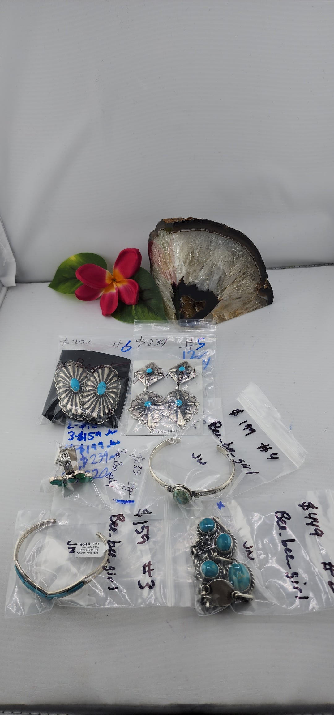 PM SHOW 48HR - RESERVED FOR:  Bee_bee_girl - 12/14/2025 tiktok Live Show - 6 Sterling Silver Items