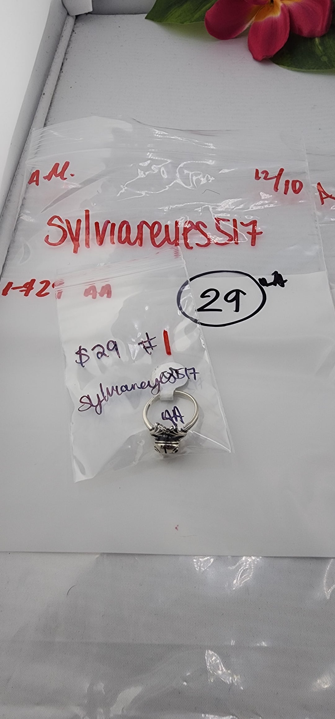 AM SHOW 48HR RESERVED FOR: sylviareyes517 - 12/10/2025 FL tiktok Live Show - 1 Sterling Silver Items