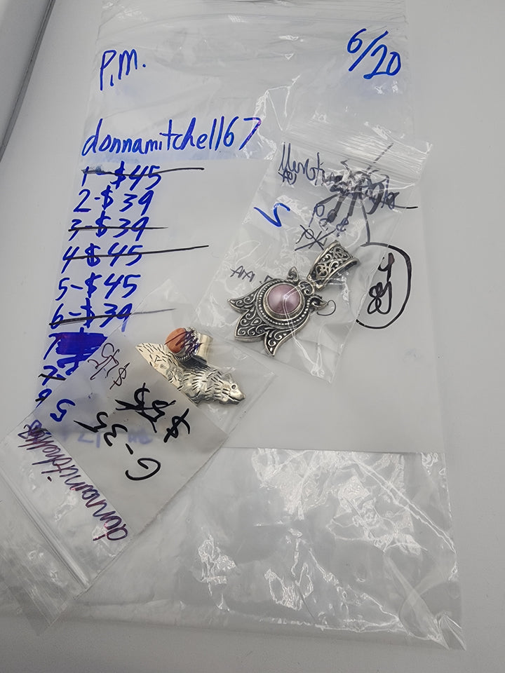 donnamitchell67 - 6/20/26 PM - 2 925 Sterling Silver