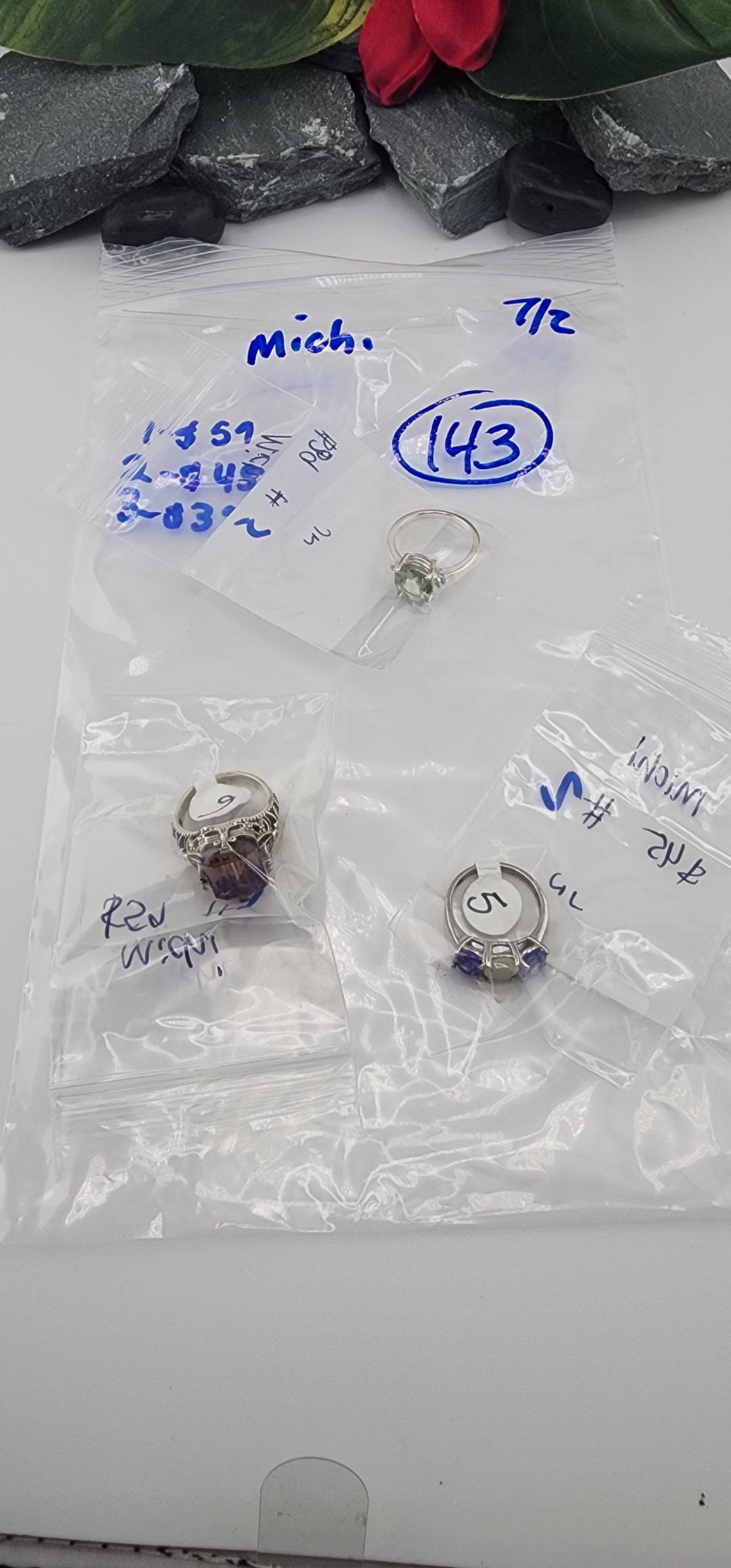 RESERVED FOR: Michi- 7/2/2025 tiktok A.M Live Show -3 Sterling Silver Items
