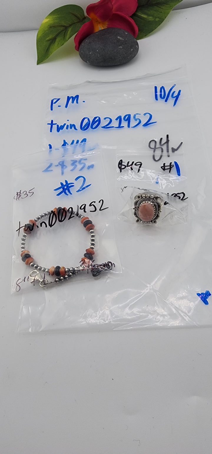 PM SHOW 48HR - RESERVED FOR: twin0021952 - 10/4/2025 FL tiktok Live Show - 2 Sterling Silver Items