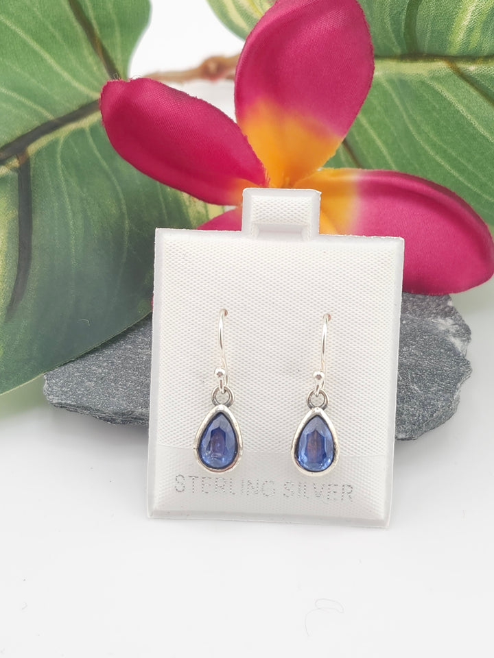 London Blue Teardrop Dangle Earrings